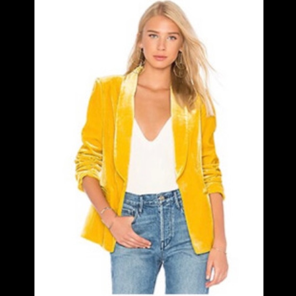 NWT BCBGMaxzria Phoenix Blazer in Cumin